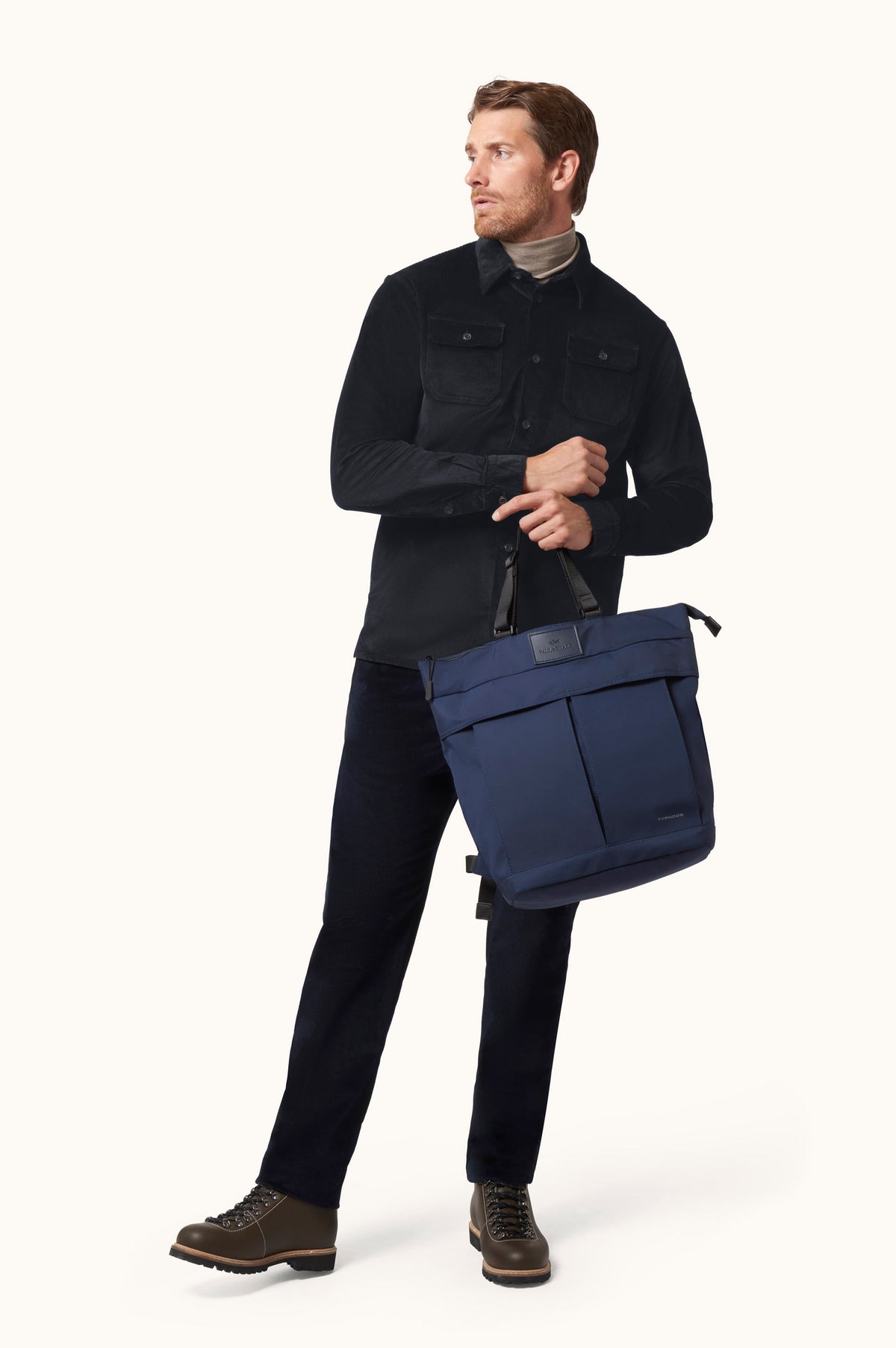 Paul & Shark Corduroy Overshirt - Navy