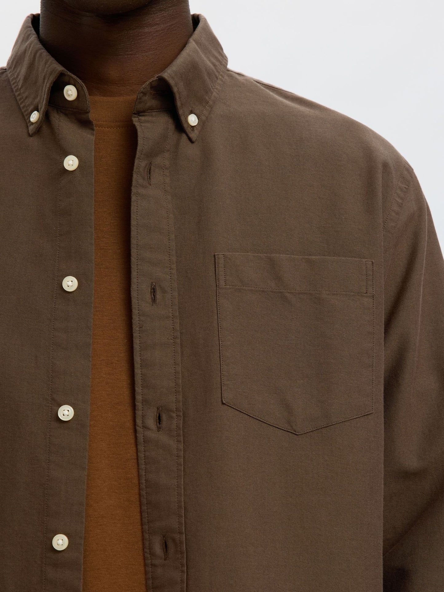 Selected Homme Oxford Shirt - Brown