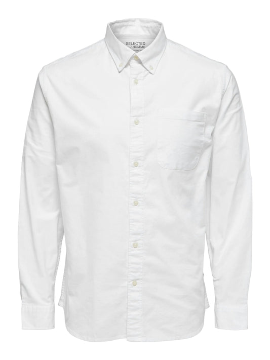 Selected Homme Oxford Shirt - White