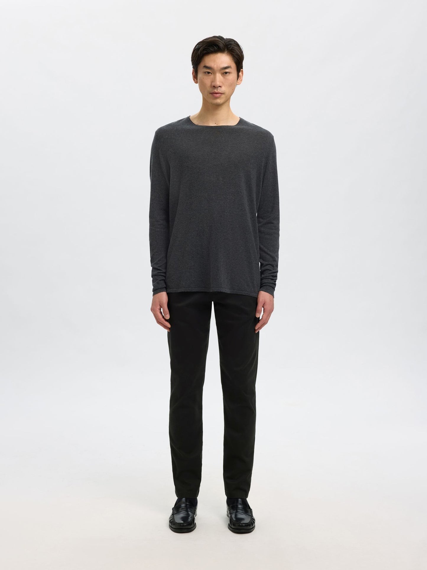 Selected Homme 175 Slim Flex Chino - Black