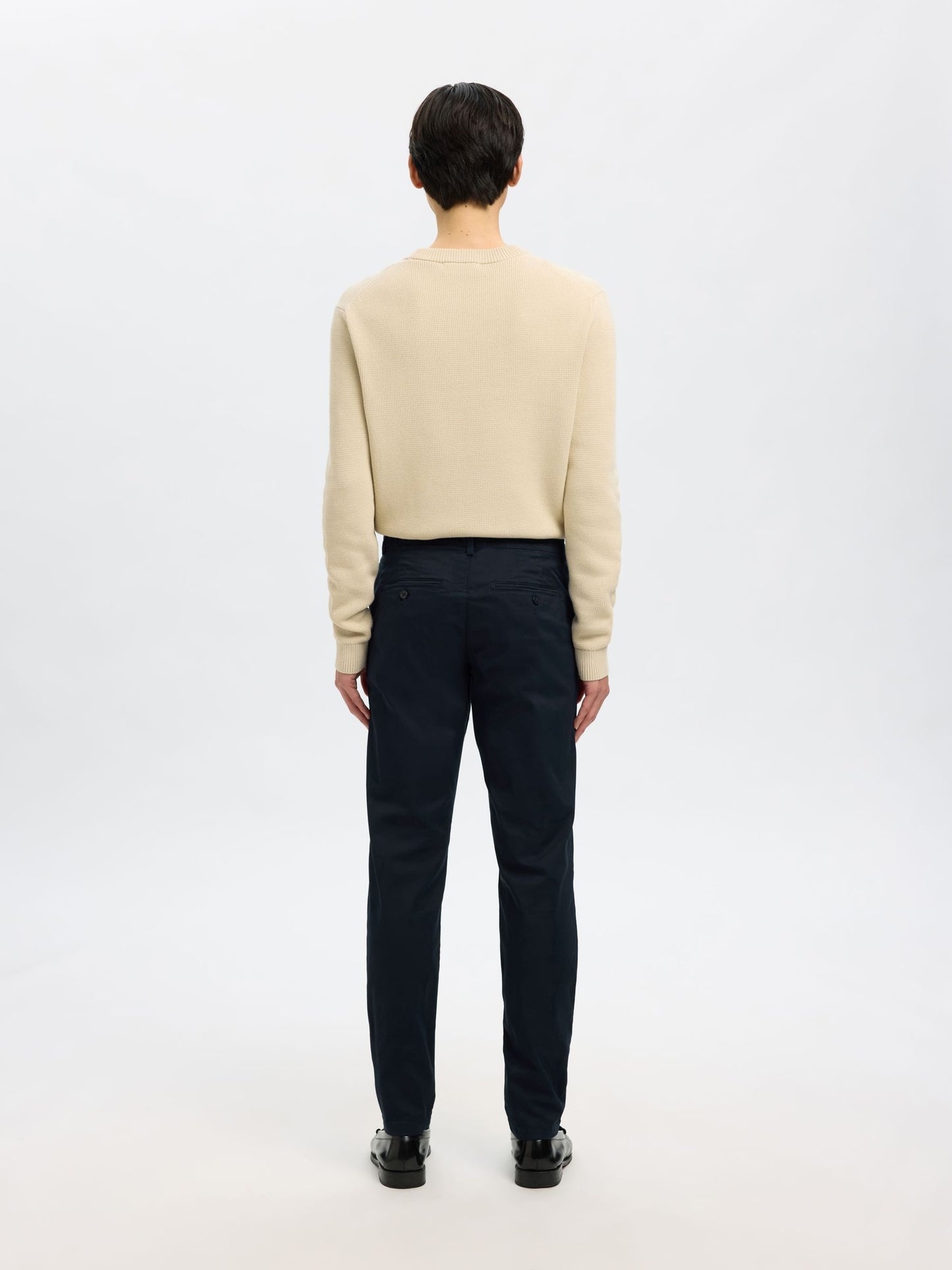Selected Homme 175 Slim Flex Chinos - Navy