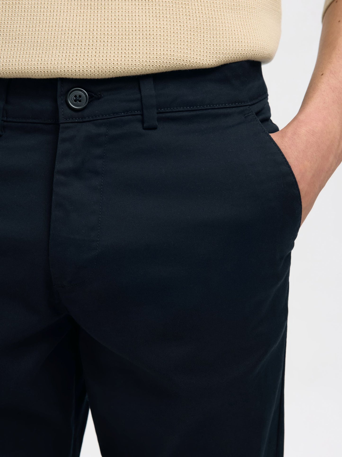 Selected Homme 175 Slim Flex Chinos - Navy