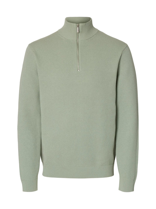 Selected Homme Half-zip Jumper - Green