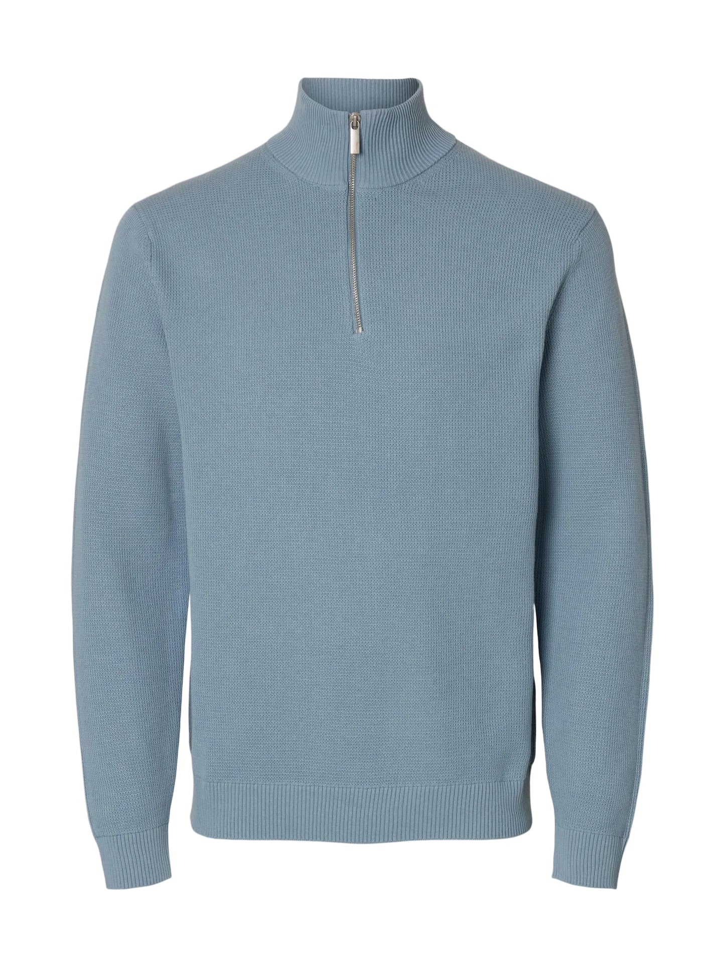 Selected Homme Half-zip Jumper - Dusty Blue