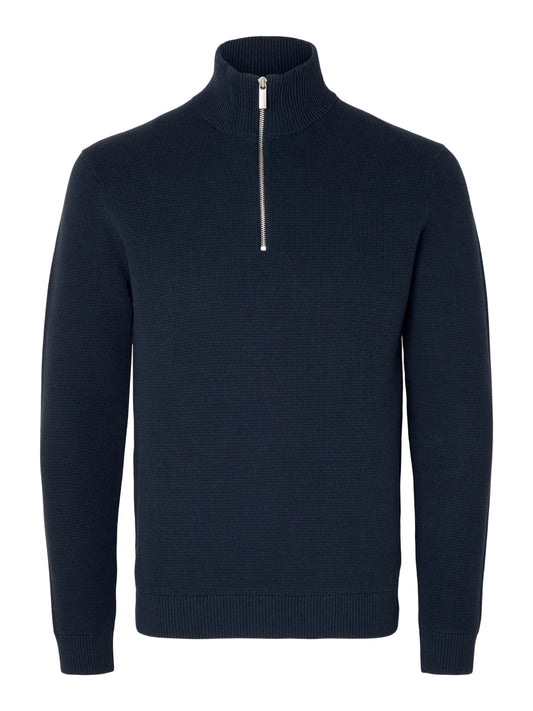 Selected Homme Half-zip Jumper - Navy