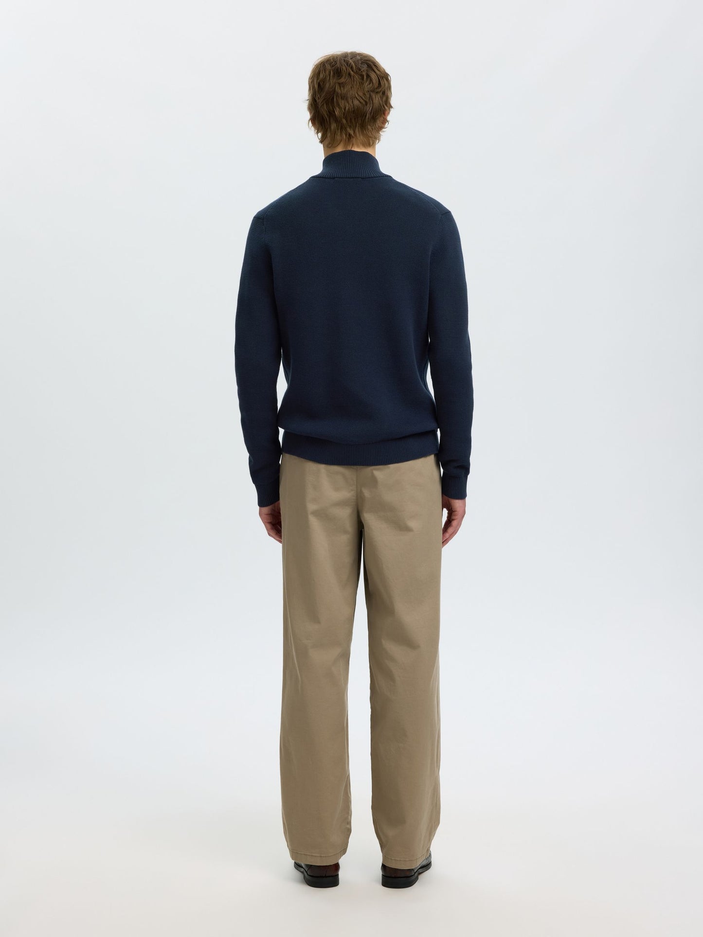 Selected Homme Half-zip Jumper - Navy