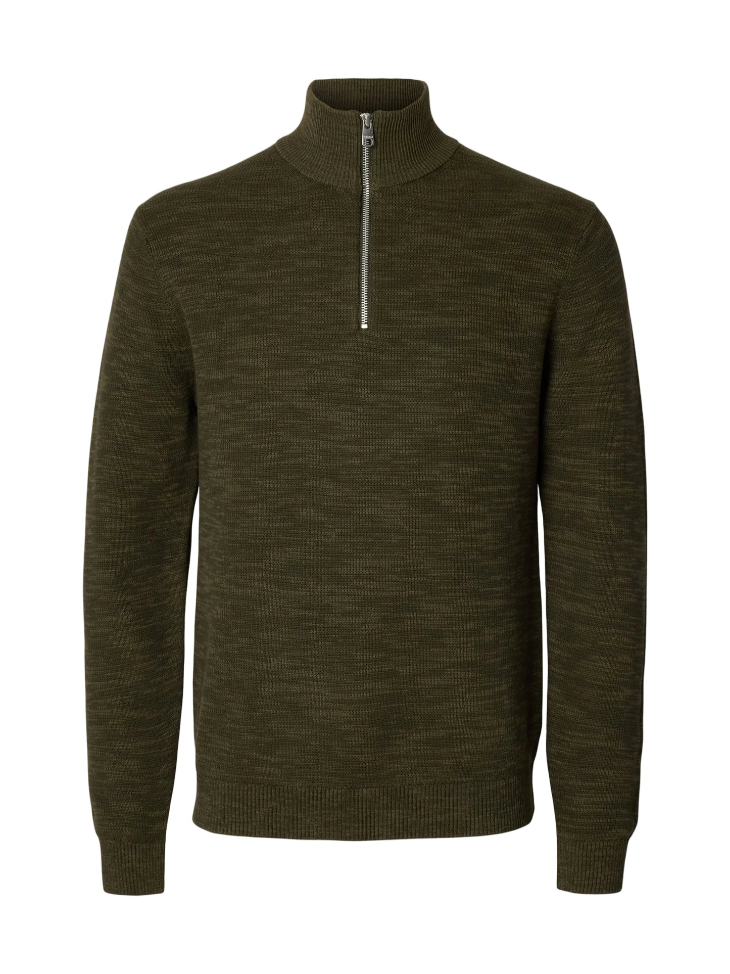 Selected Dane LS Knit Structure Half Zip
