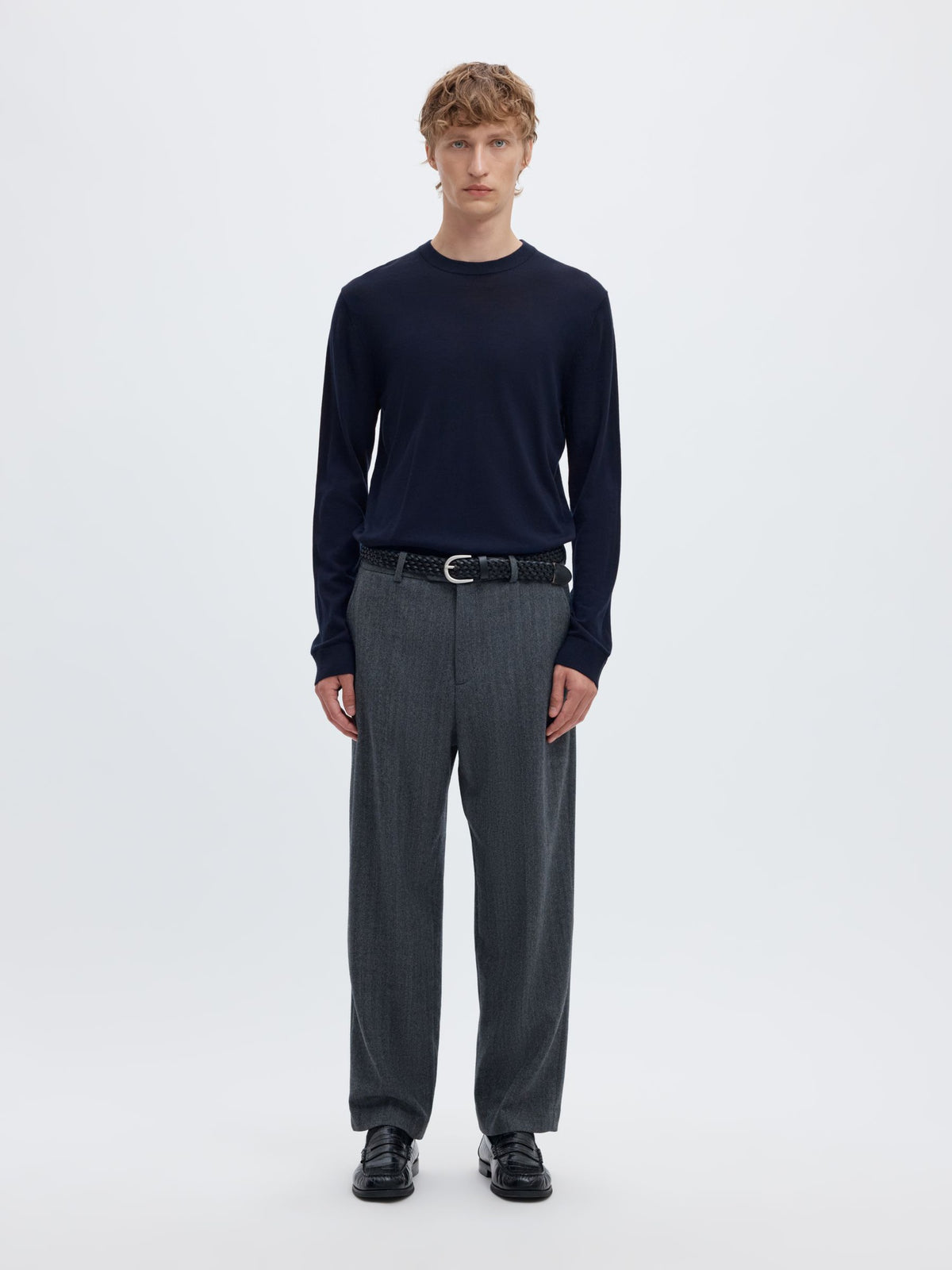 Selected 100% Merino Wool Crew Neck Jumper