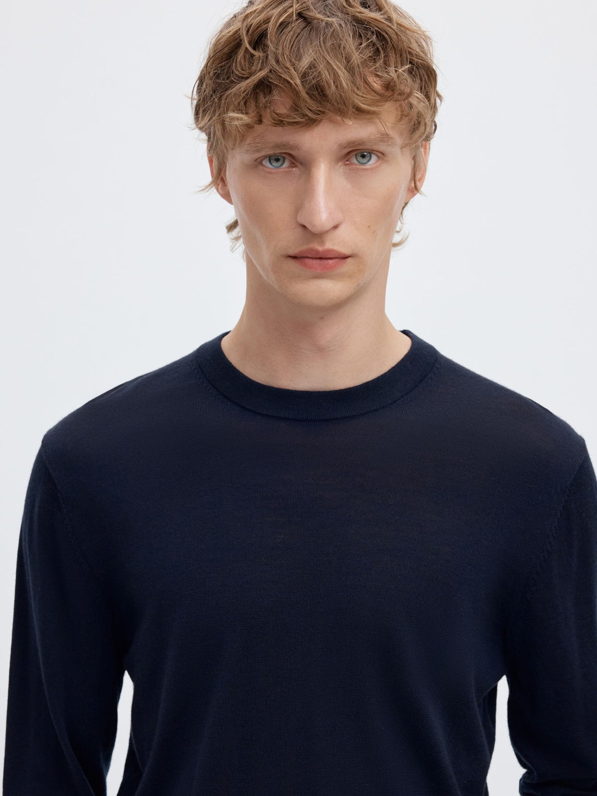 Selected 100% Merino Wool Crew Neck Jumper