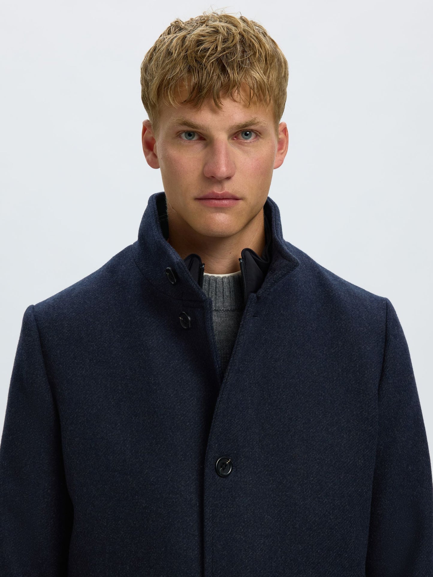 Selected Long Wool Blend Coat