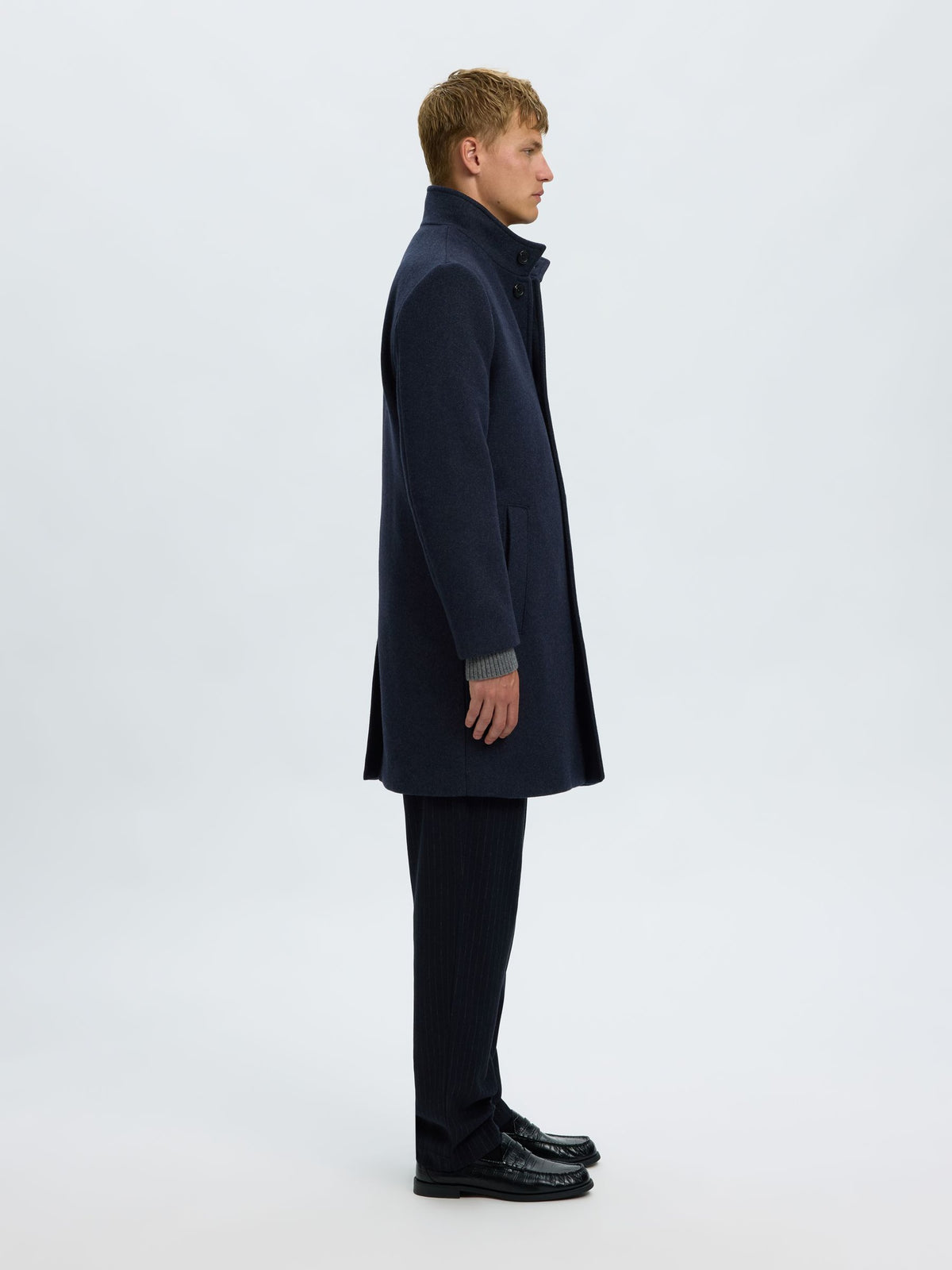 Selected Long Wool Blend Coat