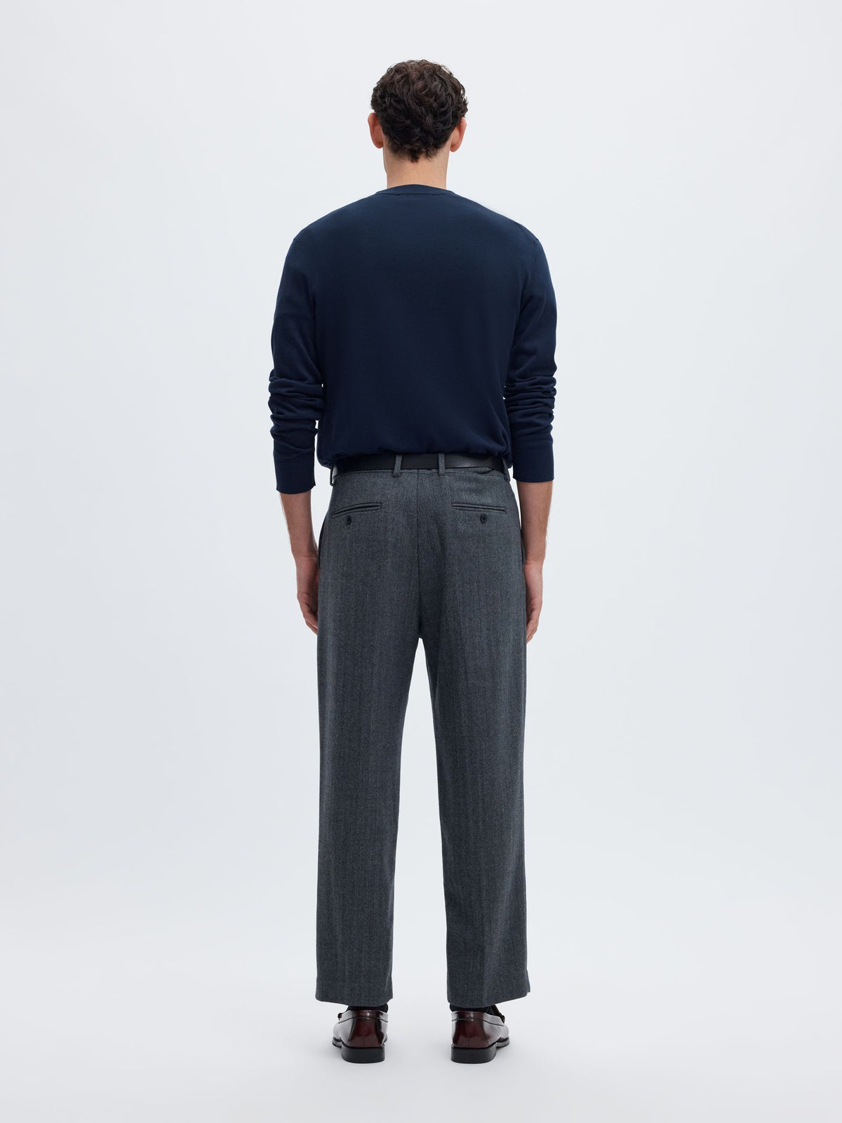 Selected Homme Torino Cotton Crew Neck Jumper