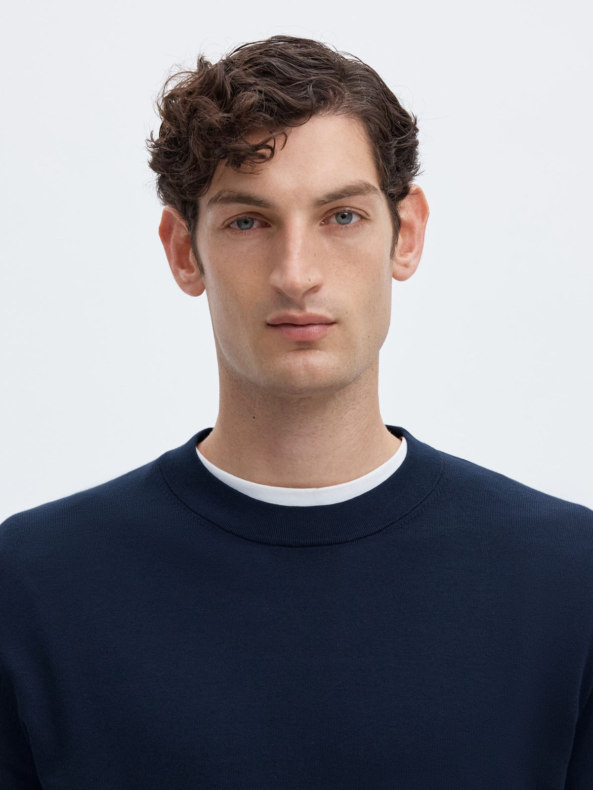 Selected Homme Torino Cotton Crew Neck Jumper