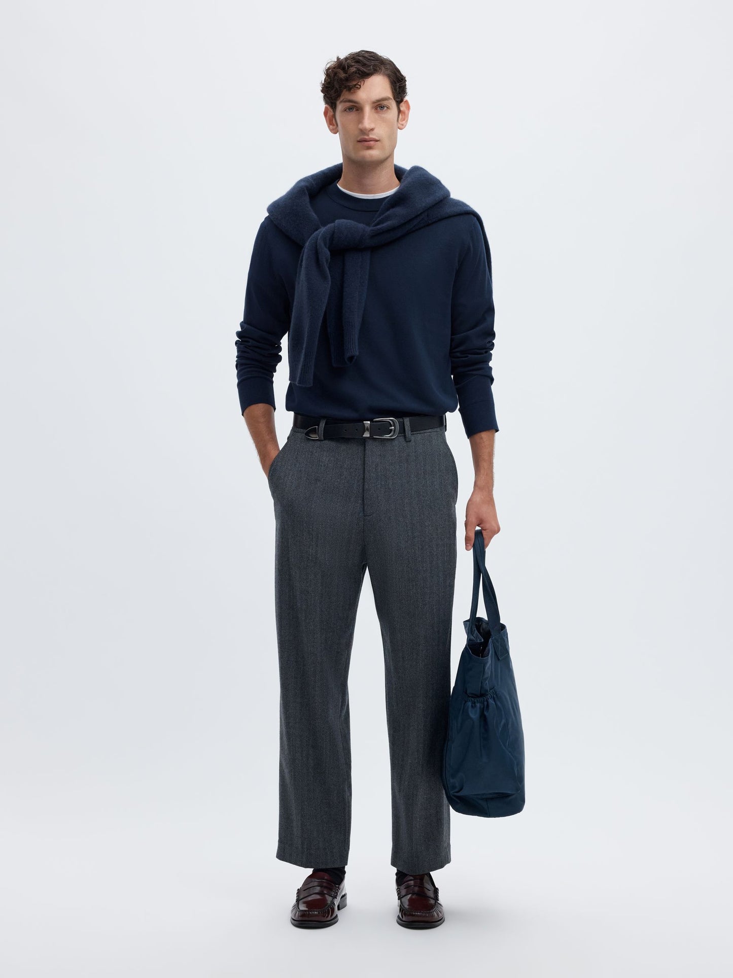 Selected Homme Torino Cotton Crew Neck Jumper