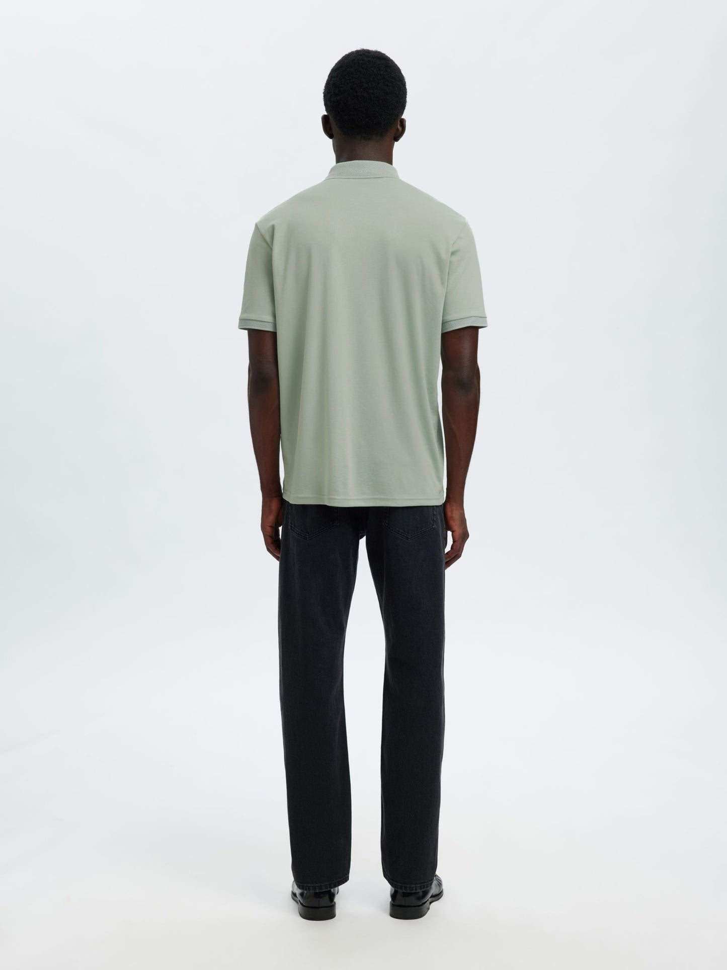 Selected Knitted Polo Shirt