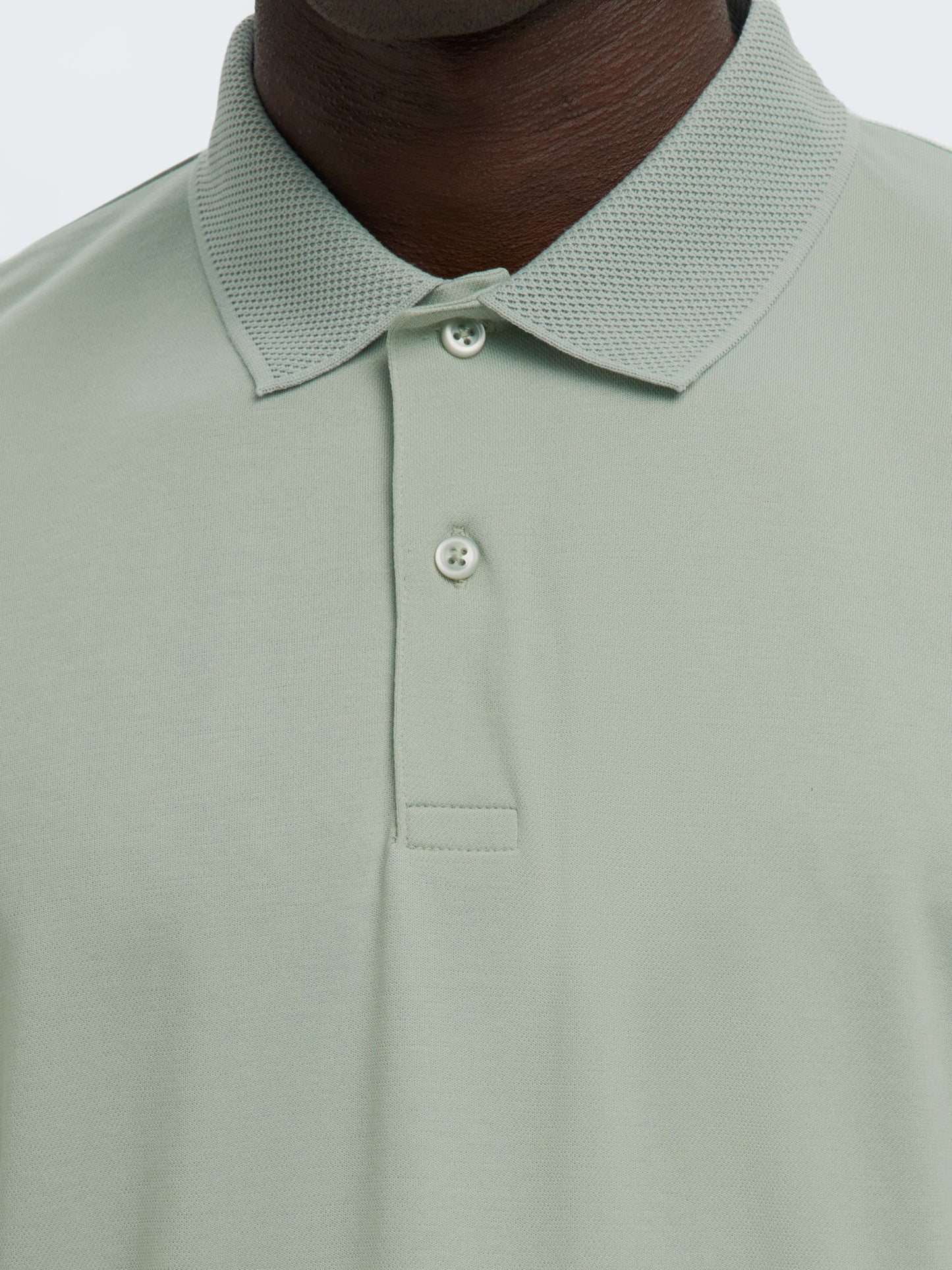 Selected Knitted Polo Shirt