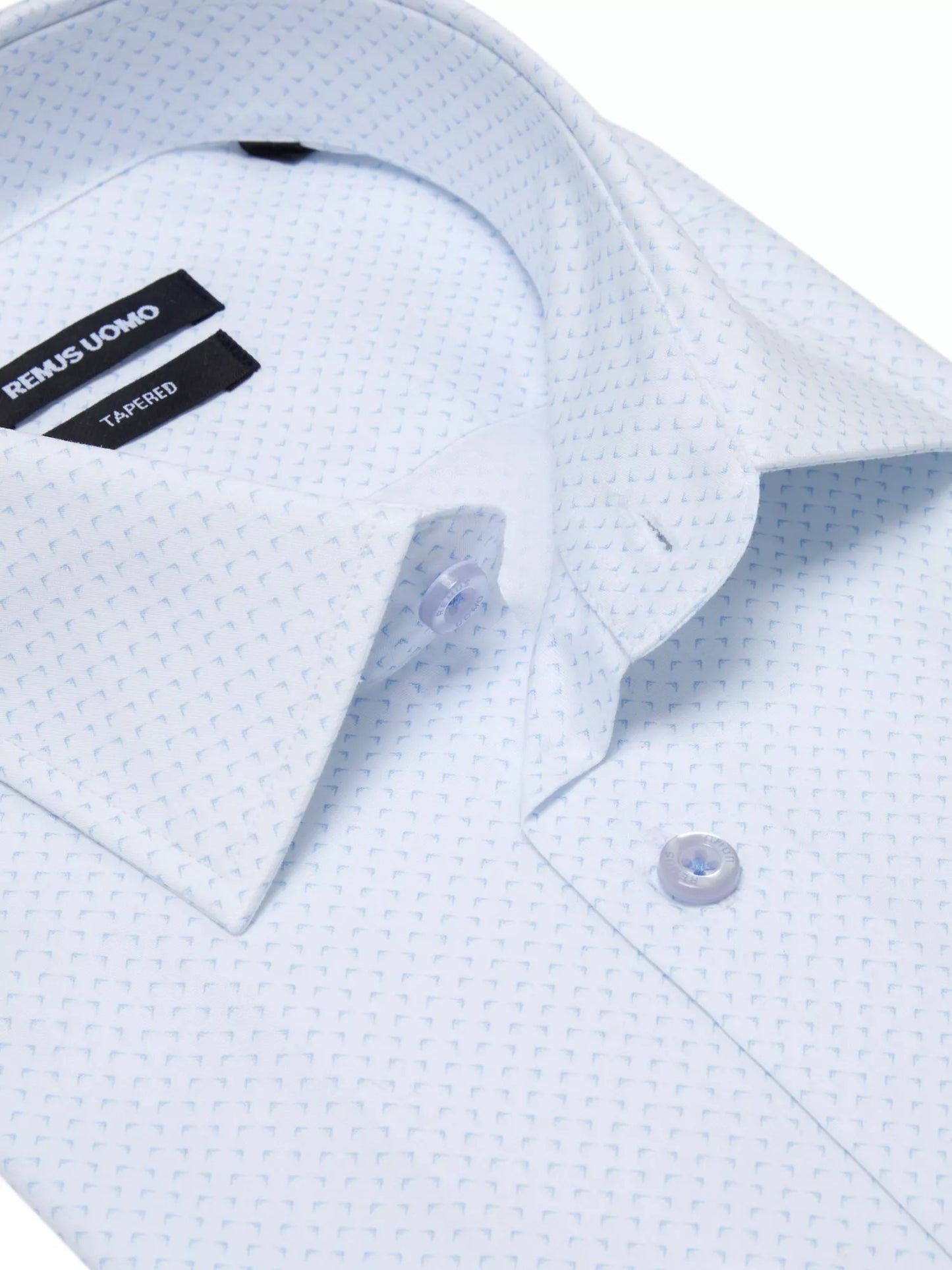 Remus Uomo Micro Pattern Tapered Fit Shirt