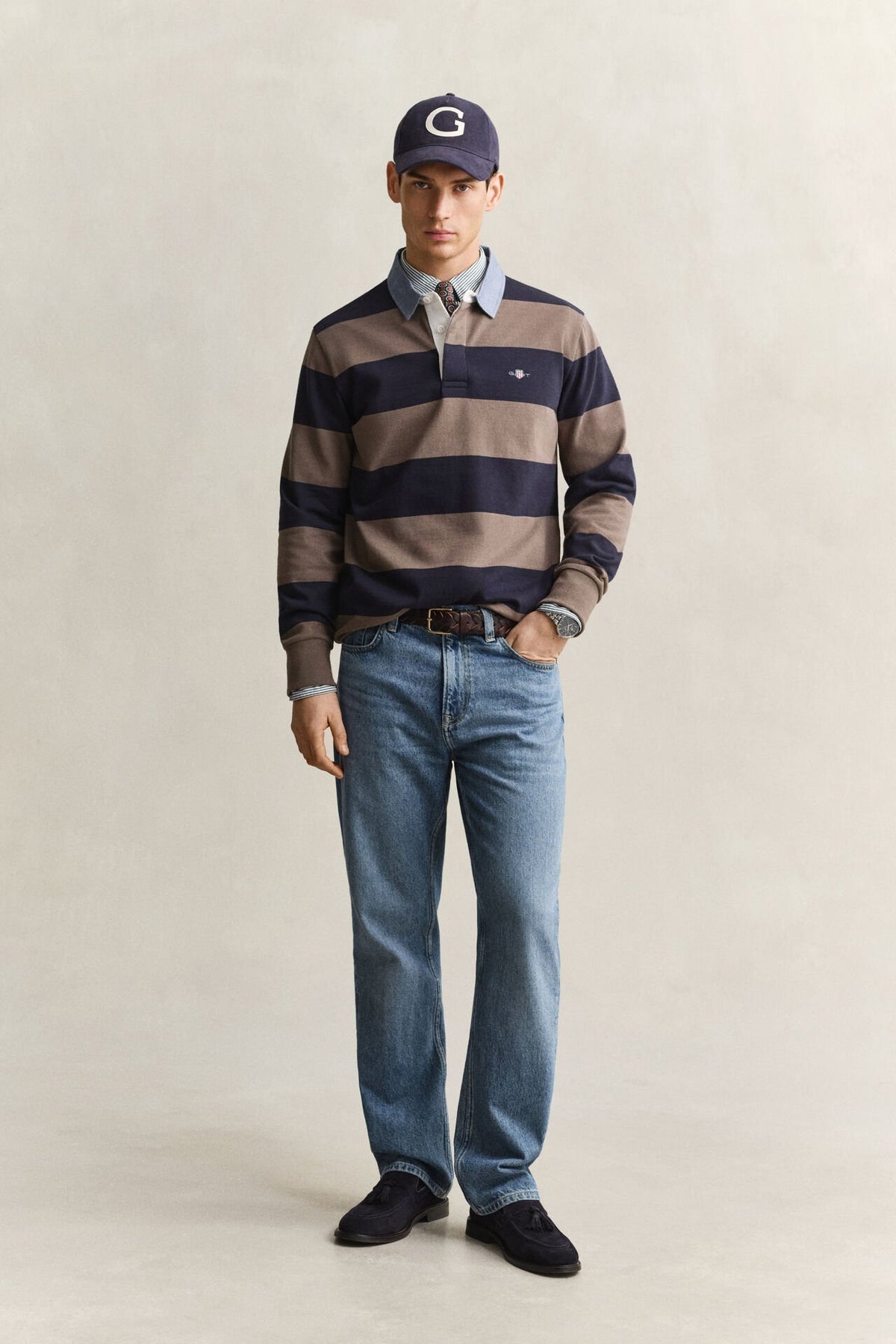Gant Classic Heavy Rugger - Faded Taupe