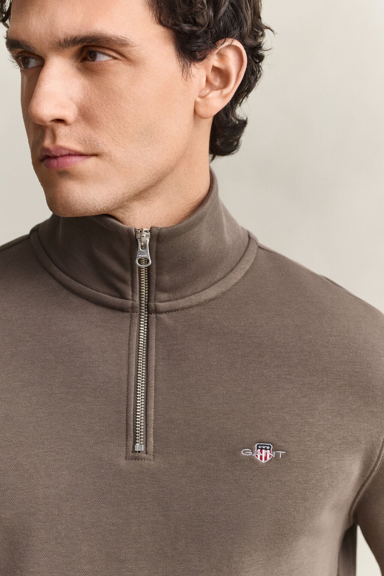 Gant Shield Half-Zip Sweatshirt