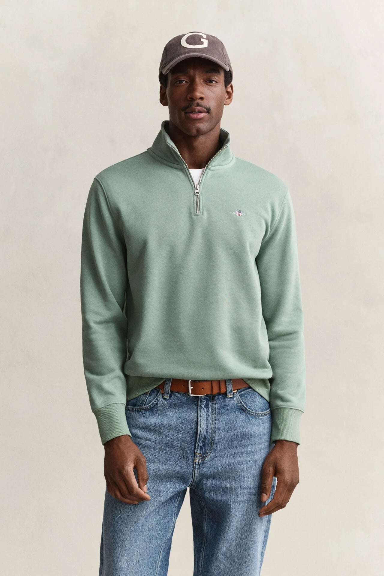 Gant Shield Half-Zip Sweatshirt