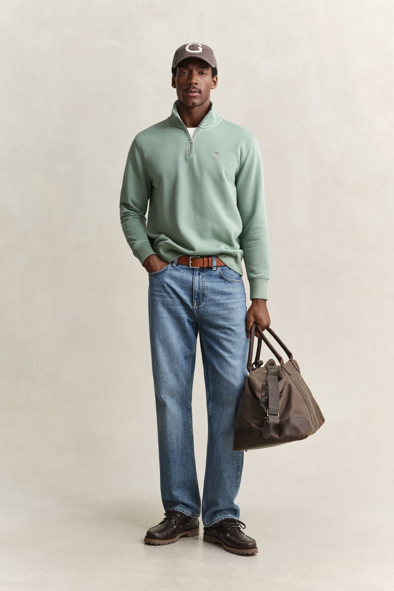 Gant Shield Half-Zip Sweatshirt