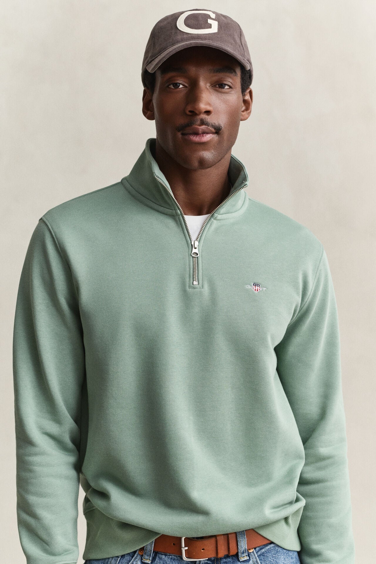 Gant Shield Half-Zip Sweatshirt