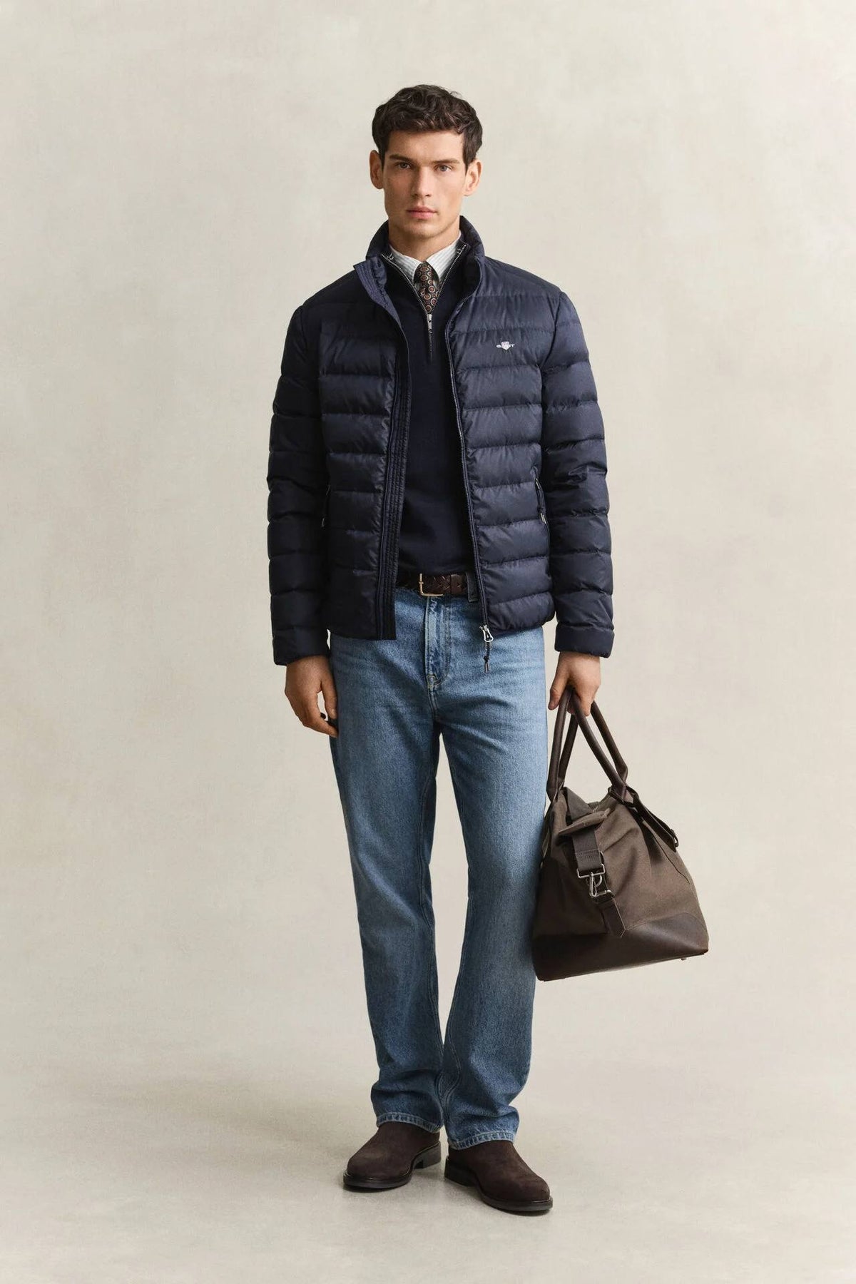GANT Light Down Jacket – Navy