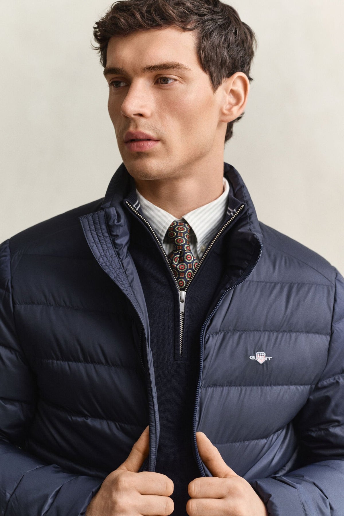 GANT Light Down Jacket – Navy