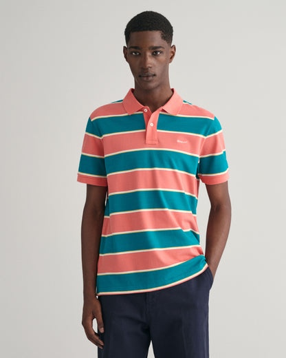 Gant Stripe Pique Polo Shirt