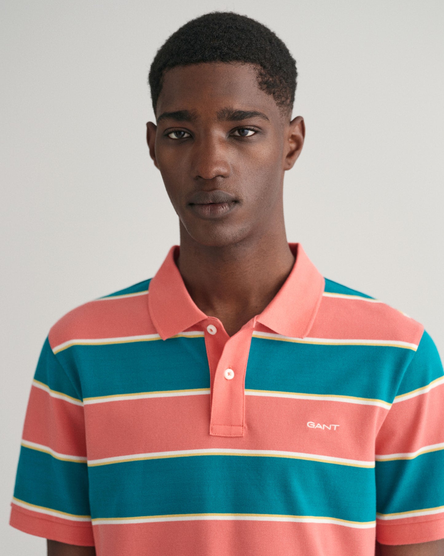 Gant Stripe Pique Polo Shirt