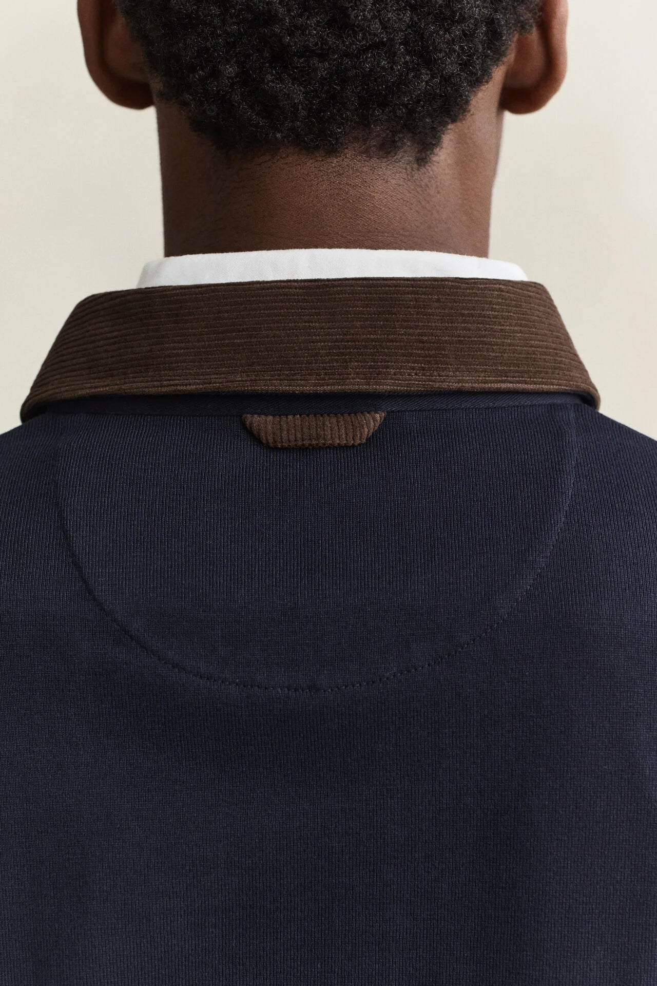 GANT Cord Collar Rugger – Evening Blue