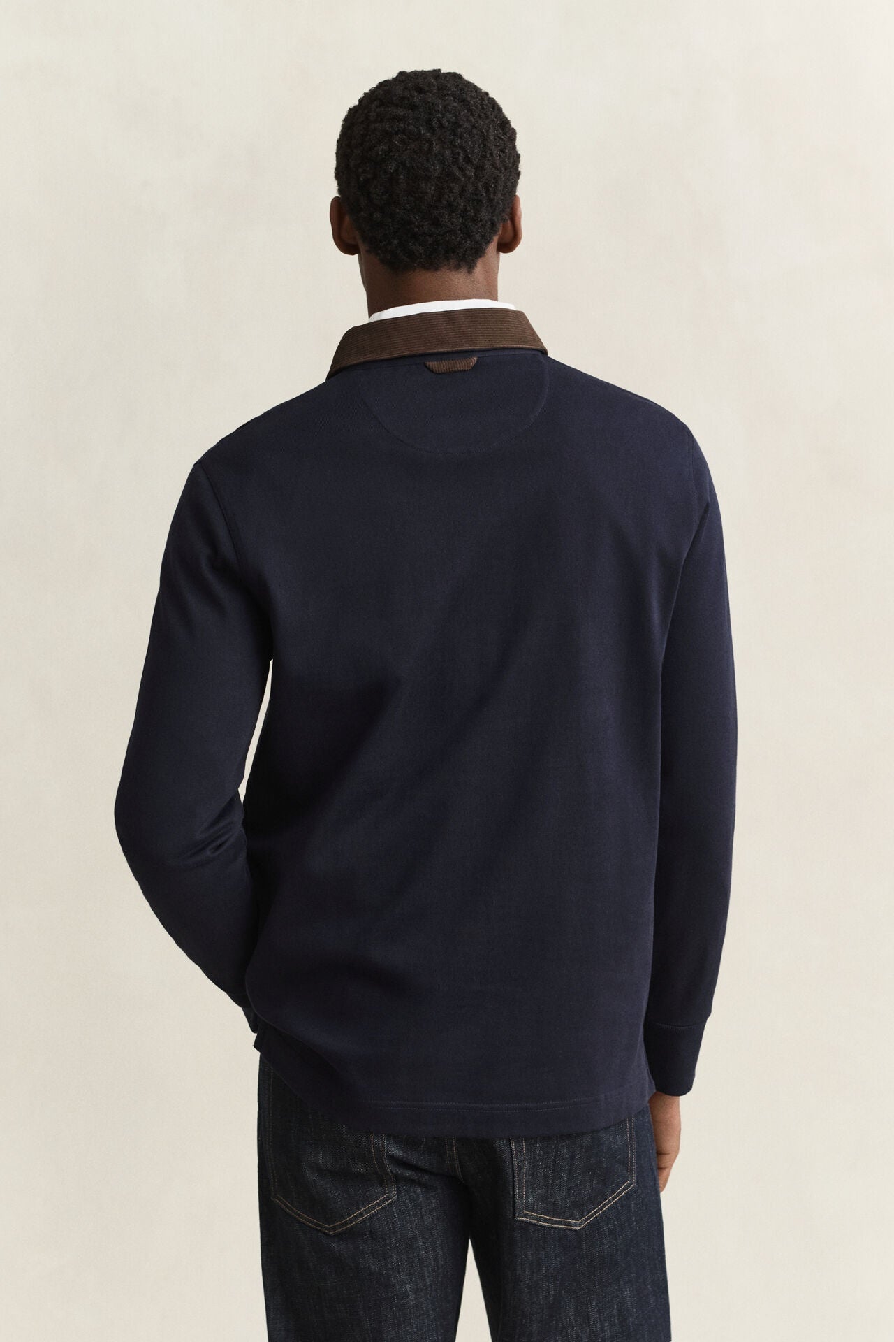 GANT Cord Collar Rugger – Evening Blue