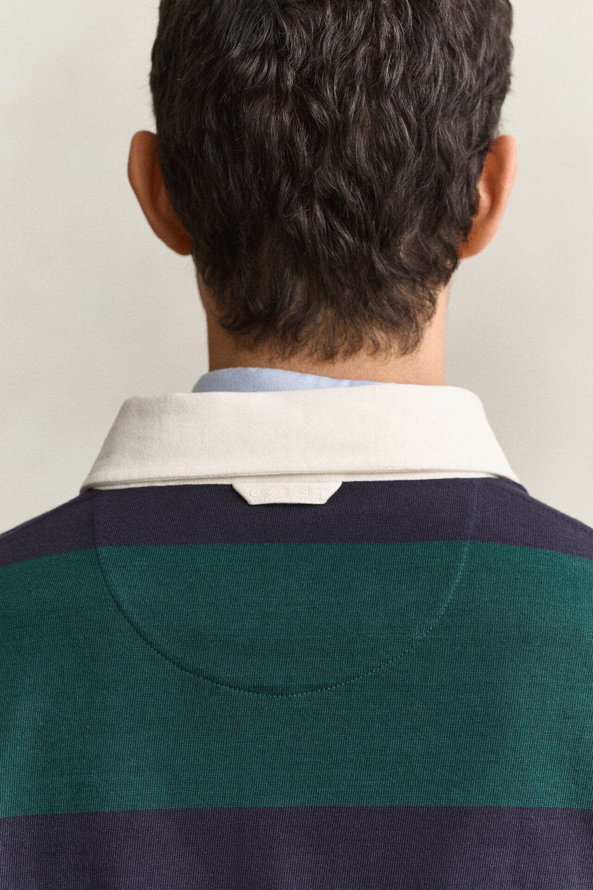 GANT Striped Heavy Rugger – Dark Emerald