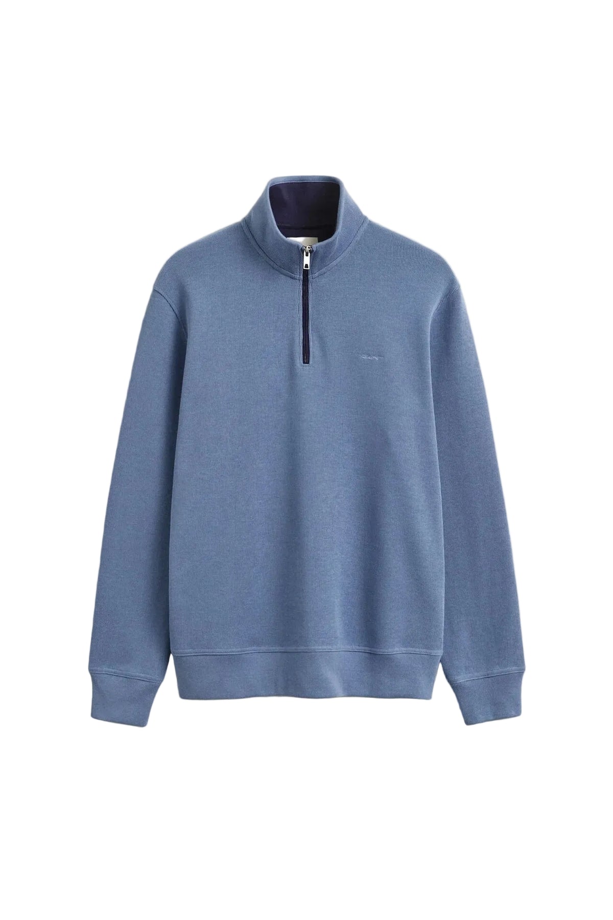 GANT Sacker Rib Half-Zip Sweatshirt – Blue Horizon