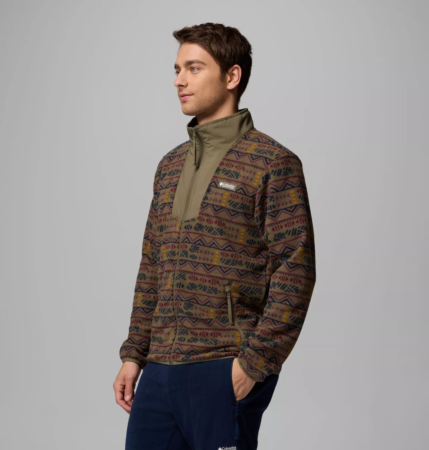 Sequoia Grove Printed Full Zip Fleece