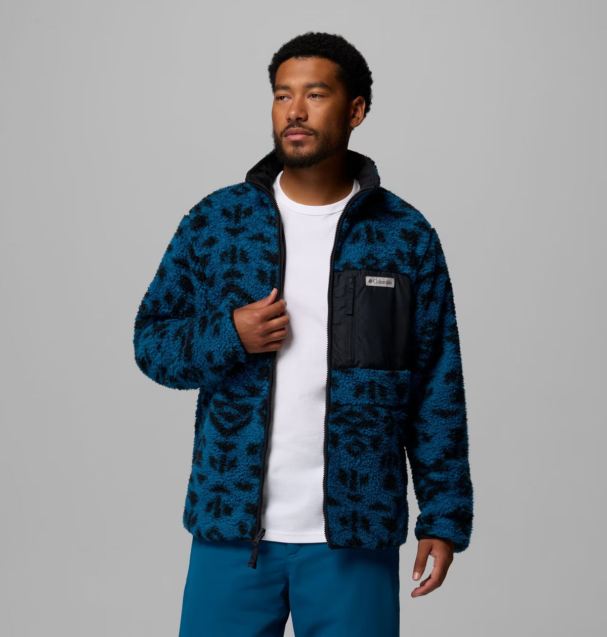 Columbia Winter Pass Reversible Sherpa Fleece Jacket – Phoenix Blue