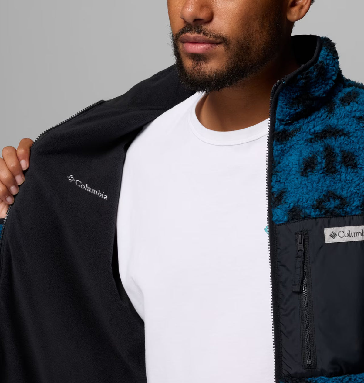 Columbia Winter Pass Reversible Sherpa Fleece Jacket – Phoenix Blue