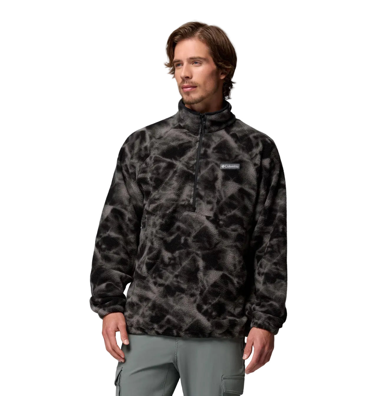 Columbia Timber Crest MTR Printed Half Zip Sherpa Fleece – Men's