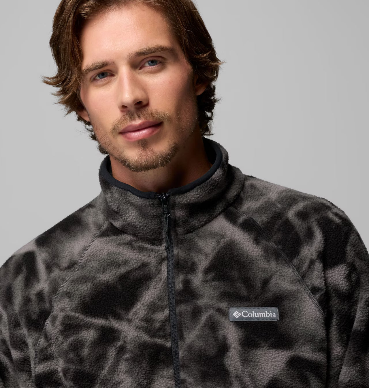 Columbia Timber Crest MTR Printed Half Zip Sherpa Fleece – Men's