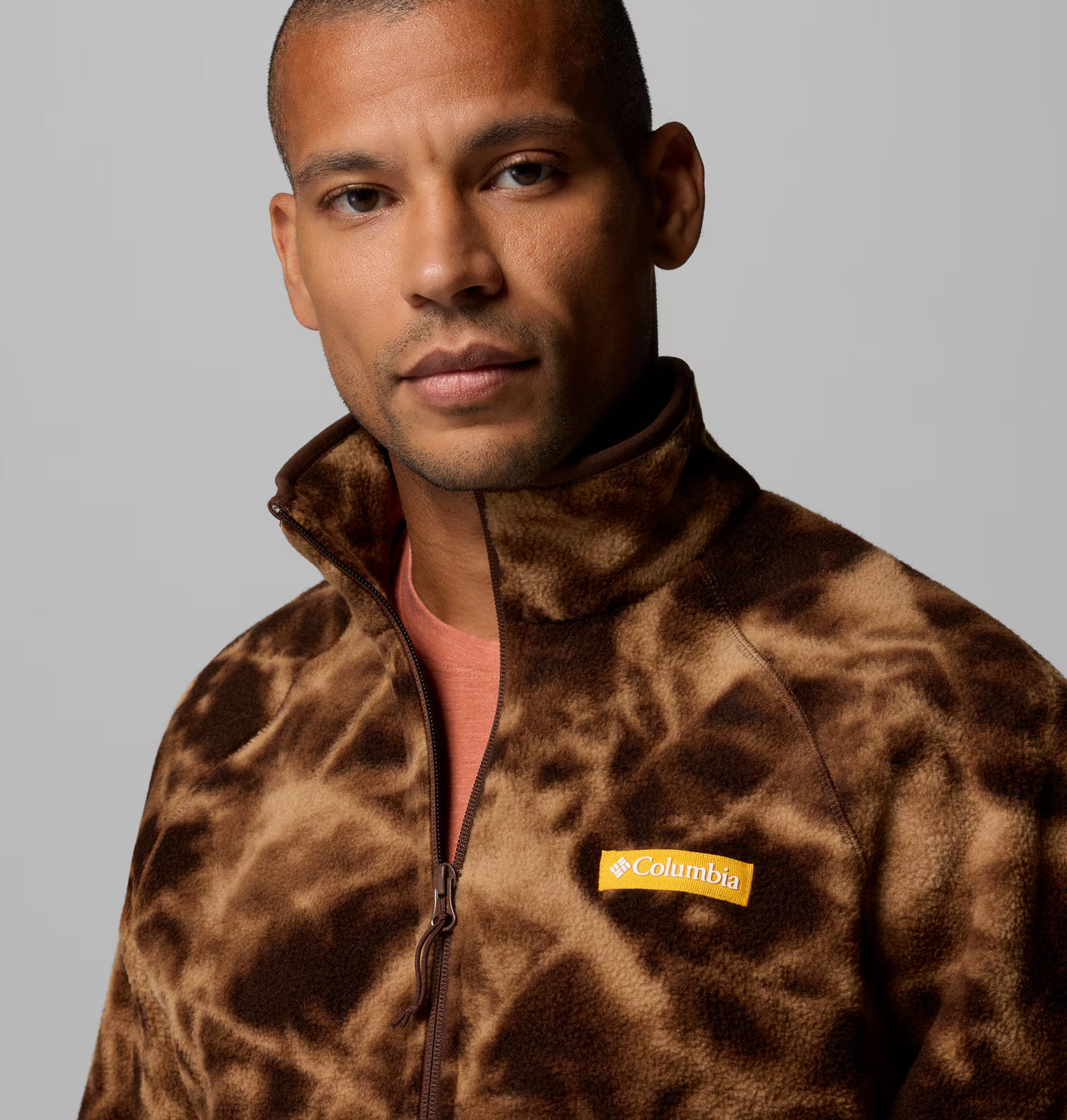Columbia Timber Crest MTR Printed Half Zip Sherpa Fleece – Men's