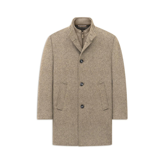 Bugatti Wool-Blend Overcoat - Beige