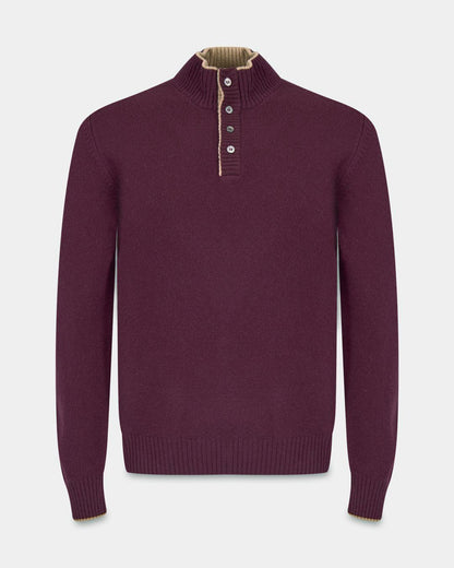 Gran Sasso Wool 1/2 Zip Sweater
