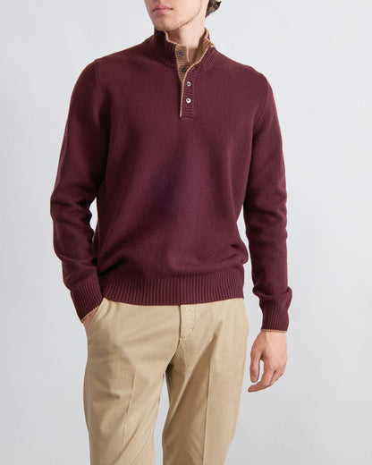 Gran Sasso Wool 1/2 Zip Sweater