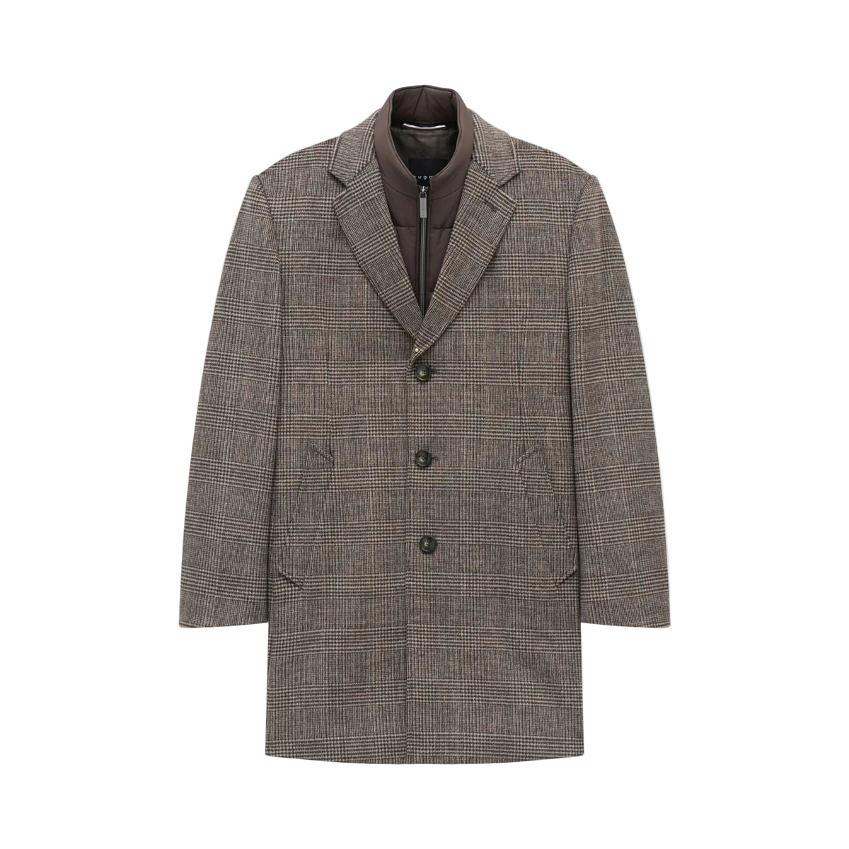Bugatti Men's Wool Coat – Brown