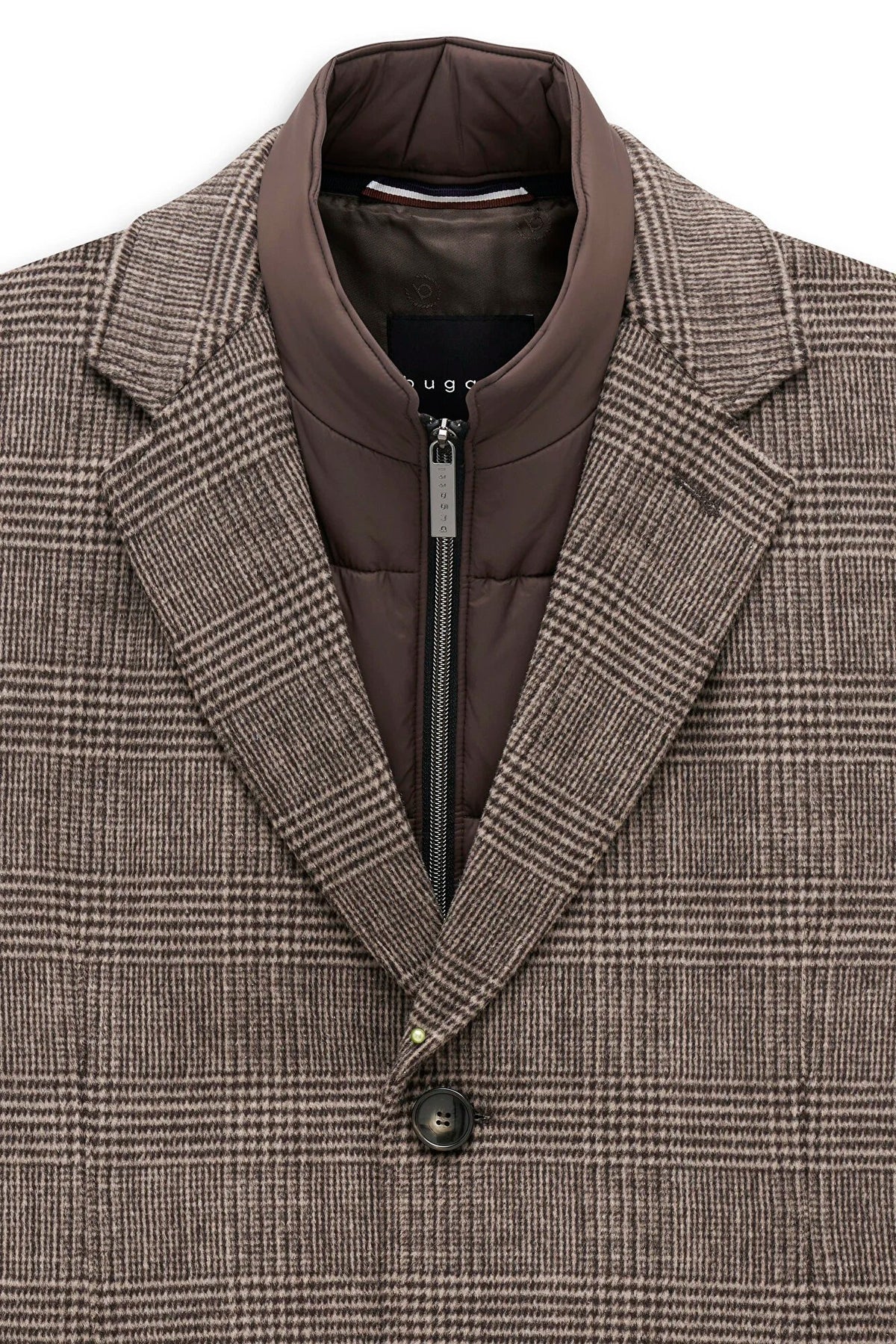 Bugatti Men's Wool Coat – Brown