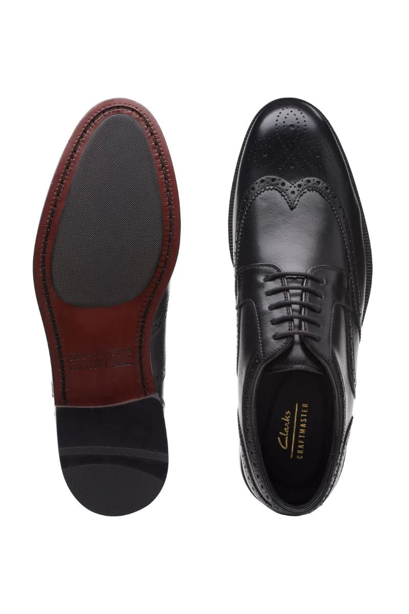 Clarks Craftdean Wing Leather Shoe