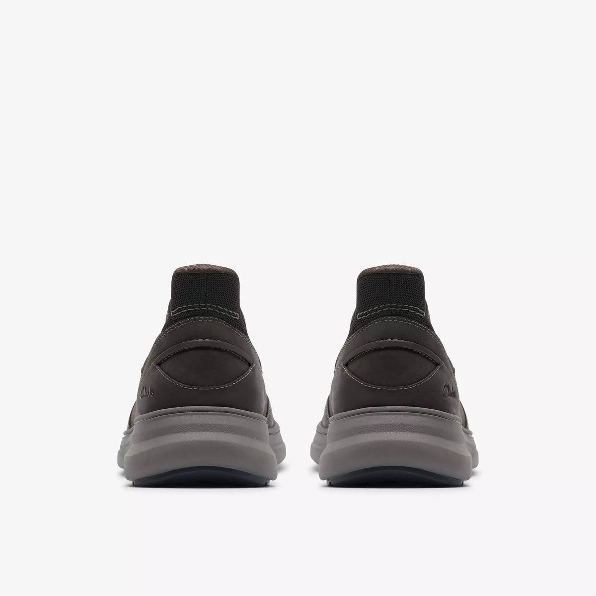 Clarks Mullan Step Leather Slip-On - Dark Brown