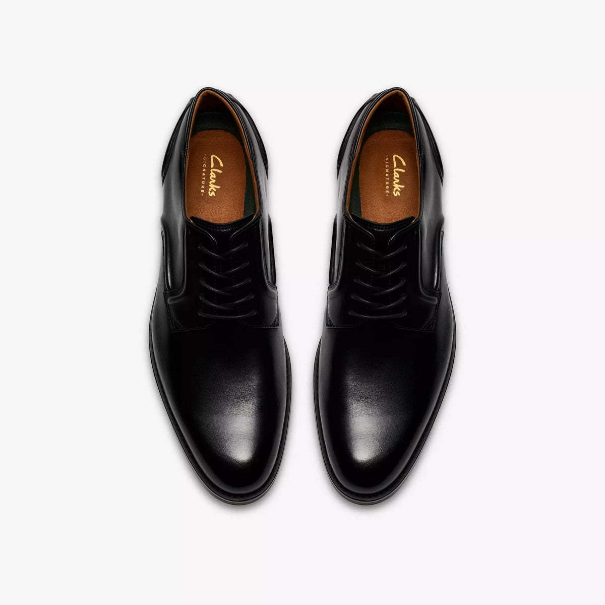 Clarks Craft Remi Lace Leather Shoe - Black