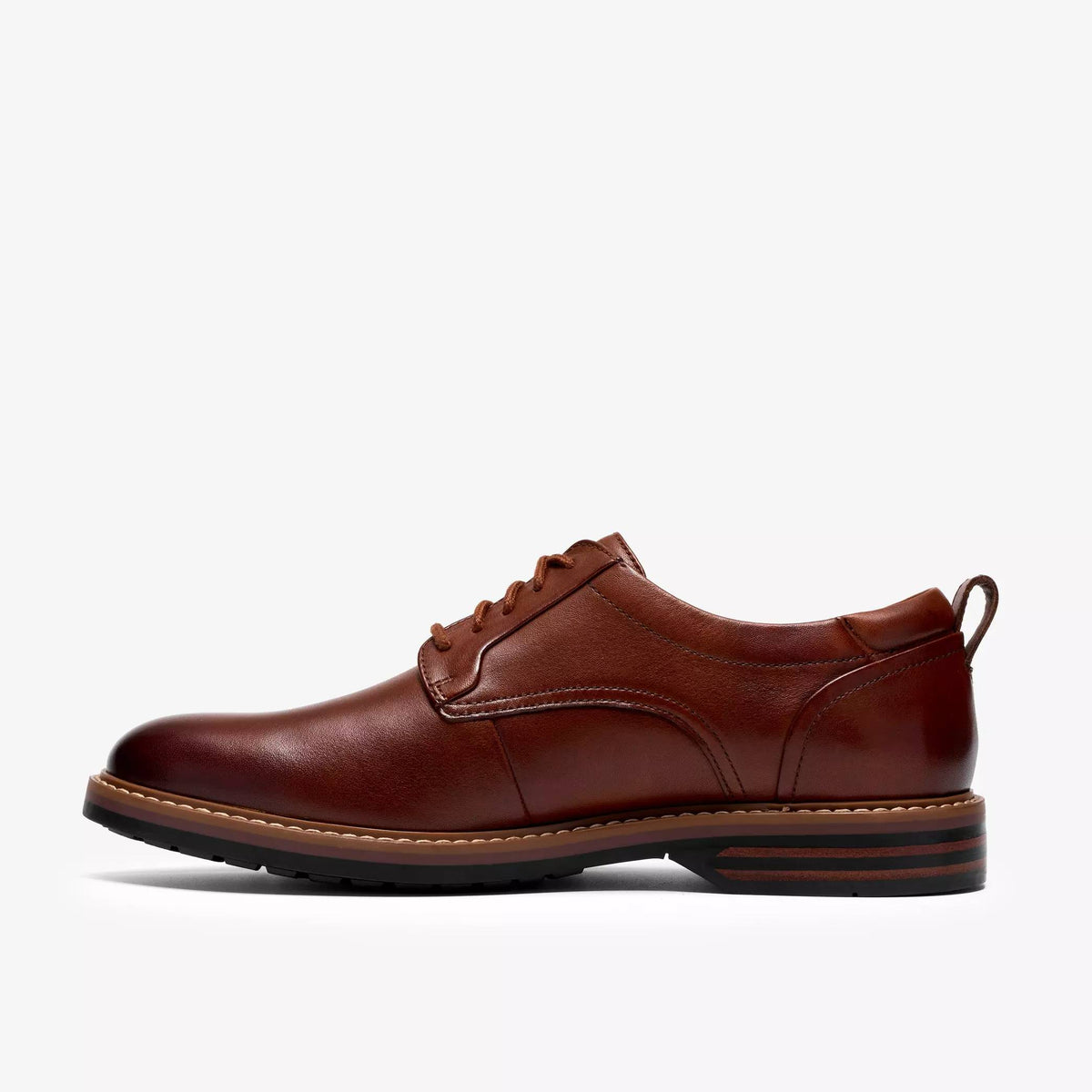 Clarks Aldwin 2 Derby Leather Shoe - Brown