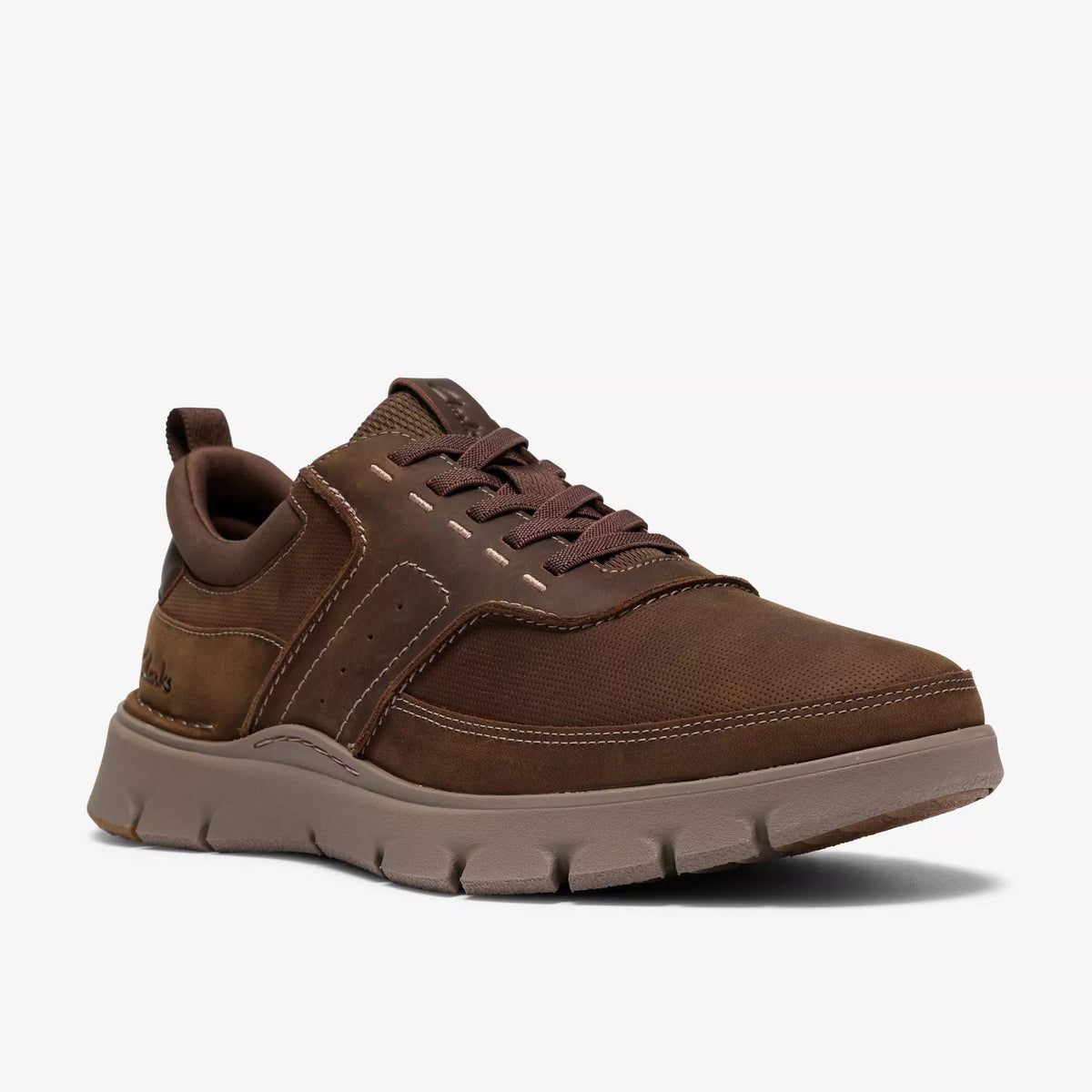 Clarks Step365 Style Leather Shoe - Beeswax
